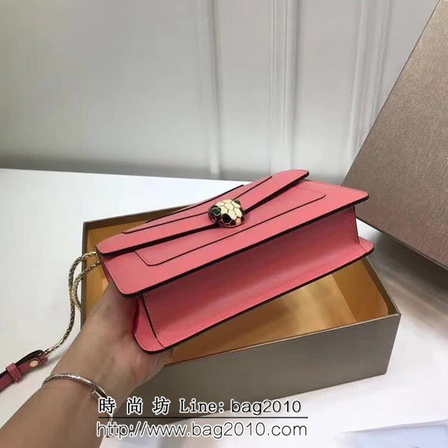 BVLGARI寶格麗 專櫃新款 蛇頭扣環 單層蛇頭包 鏈條單肩斜挎包 B39174 FYD1328